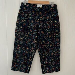 Coldwater Creek Embroidered Black Pants - 12 petite
